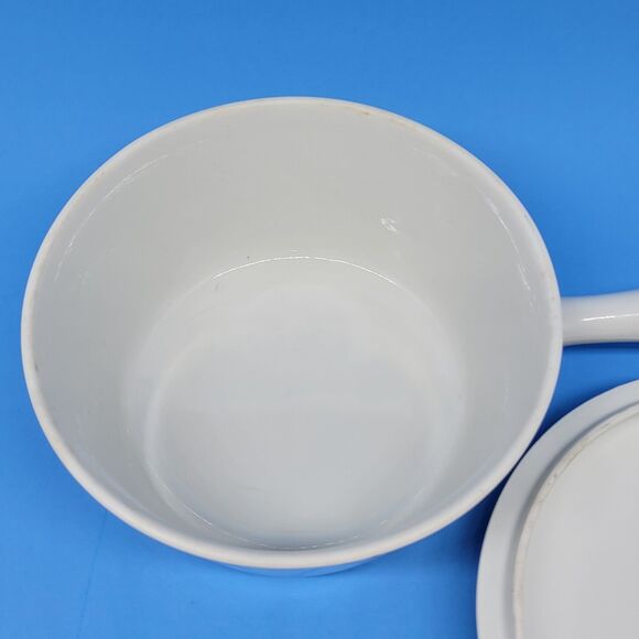 Lyngby Porcelain Dan-lld lldfast Denmark Blue Harlequin Flame 7" X 3 1/4" Pot - Picture 3 of 10